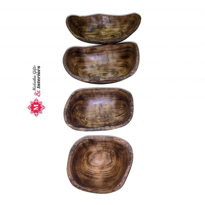 Handmade Wooden Bowls Set