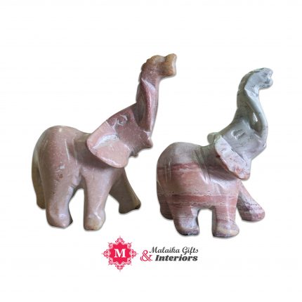 Handmade Soapstone Carved Elephant sculpture