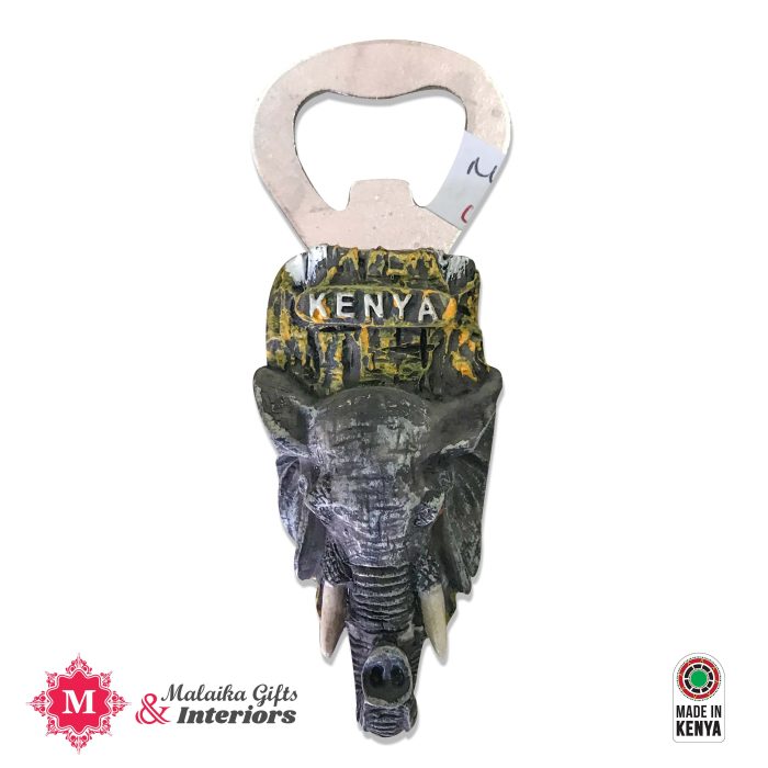 Handmade African animals bottle opener