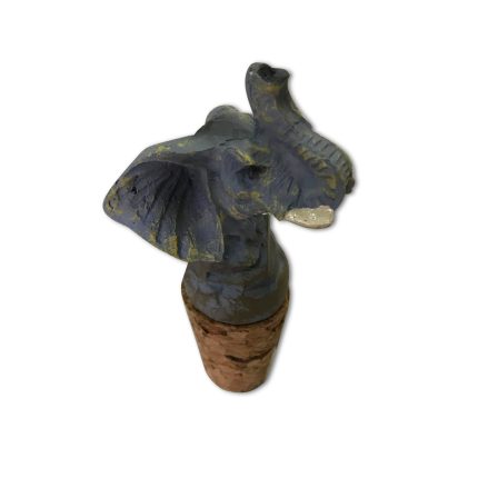 Intricate African Animal Sculpture Wine Corks