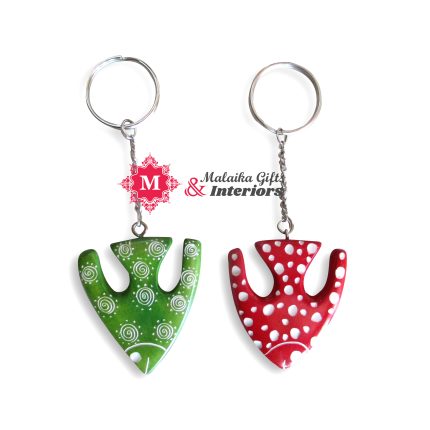 Handcrafted Fish-Shaped Soapstone Keyrings