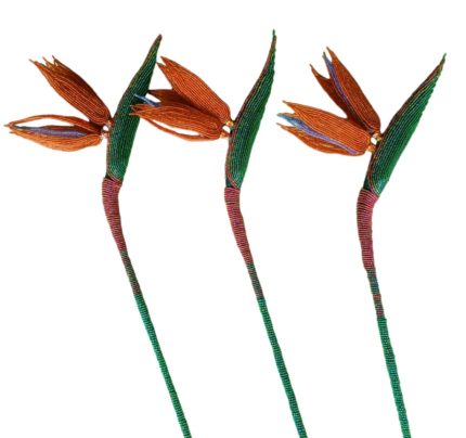 Beaded bird of paradise - malaika gifts interiors, nakuru flowers