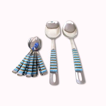 Exquisite Beaded Spoon Set