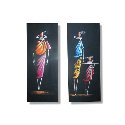 Vibrant Maasai Tribe Lifestyle Paintings