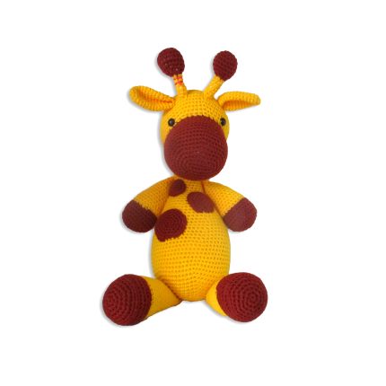 Hand-Knitted giraffe Plush Toy